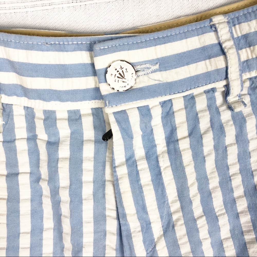 rag & bone Shorts Size 24 Waffle Stripe Chinos - Picture 2 of 5